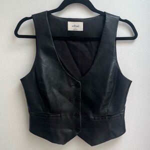 Wilfred leather vest